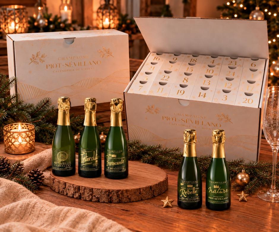 Calendrier de l'avent 100% champagne